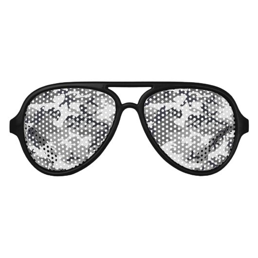 Lunettes de soleil en camo gris/ Tons (Devant)