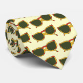 Lunettes de soleil en jaune et rouge Cravates de n (Roulé)