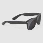 Lunettes De Soleil En Plastique Blanche Orange (Droite)