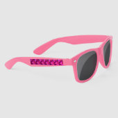 Lunettes de soleil en plastique rose (Droite)
