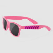 Lunettes de soleil en plastique rose (Gauche)