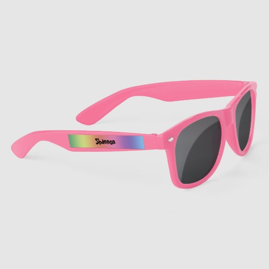 Lunettes de soleil en plastique - teintes arc-en-c (Droite)