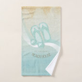 Lunettes de soleil et tongs Beach House Aqua ID623 (Serviette à main)