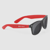 Lunettes De Soleil Eté Watermelon rose Monogramme Rouge Noir (Droite)