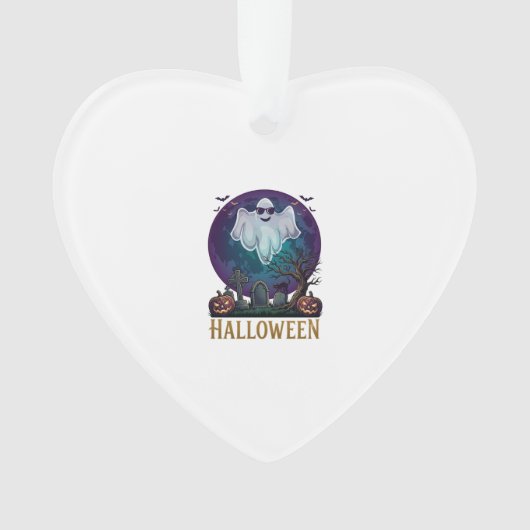 Lunettes de soleil fantôme Halloween Violet Lune C (devant)