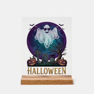 Lunettes de soleil fantôme Halloween Violet Lune C