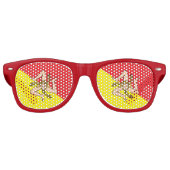 Lunettes de soleil Fête avec drapeau de la Sicile (Devant)