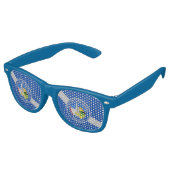 Lunettes de soleil Fête avec drapeau de Las Vegas (Angulaire)