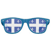 Lunettes de soleil Fête avec drapeau du Québec (Devant)