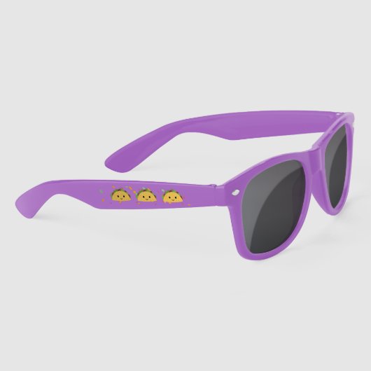 Lunettes De Soleil Funny Taco Pun et Kawaii Taco (Droite)