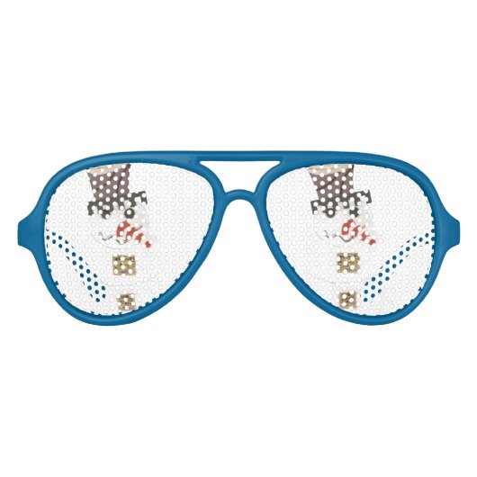 Lunettes de soleil gigantesques de l'aviateur Snow (Devant)