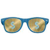 Lunettes de soleil Gold Metallic Party (Devant)