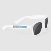 Lunettes De Soleil Groom Groomsman Custom Blue Classy (Droite)