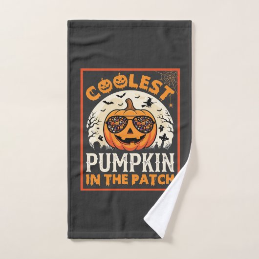 Lunettes de soleil Halloween Citrouille la plus co (Serviette à main)
