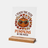 Lunettes de soleil Halloween Patch Citrouilles Mig (Angle)