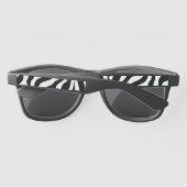 Lunettes de soleil imprimé zèbre (Dos)
