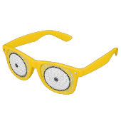 Lunettes de soleil larges ouvertes Jaune (Angulaire)