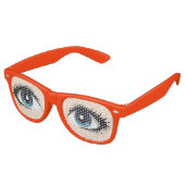 Lunettes de soleil Lifelike Open Eyes Party (Angulaire)