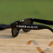 Lunettes de soleil mariage Usher