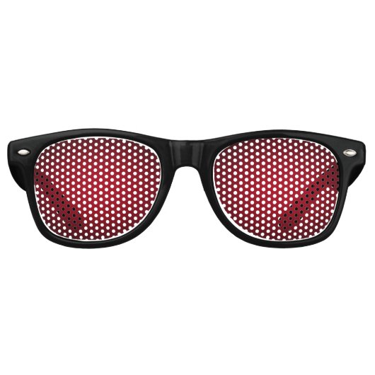 Lunettes de soleil Maron et Black Party (Devant)