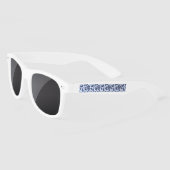 Lunettes De Soleil Motif Blue Paisley (Gauche)