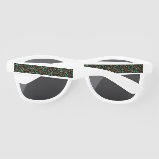 Lunettes De Soleil Motif de Fiesta du Mexique (Dos)