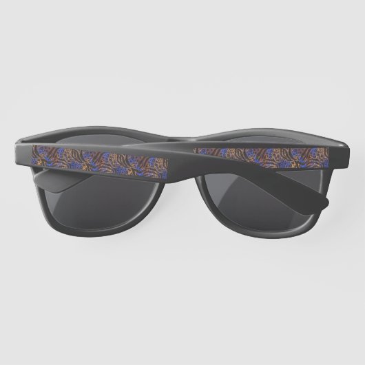 Lunettes De Soleil Motif d'impression Leopard et Zebra (Dos)