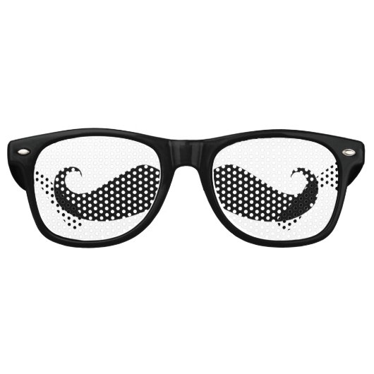 Lunettes de soleil Moustache (Devant)