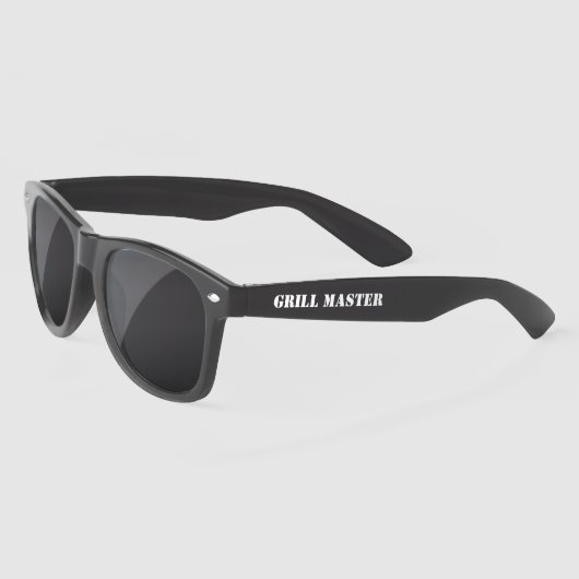 Lunettes de soleil noires GrillMaster pour chef cu (Gauche)