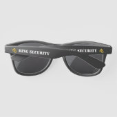 Lunettes de soleil noires Ring Security pour porte (Dos)