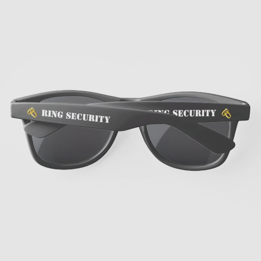 Lunettes de soleil noires Ring Security pour porte (Dos)