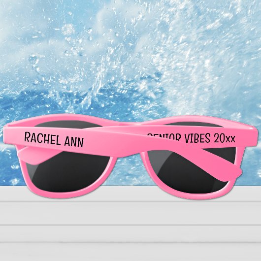 Lunettes De Soleil Nom, Vibes seniors 20xx, Filles roses
