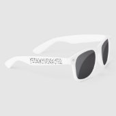 Lunettes De Soleil Paisson noir et blanc (Droite)