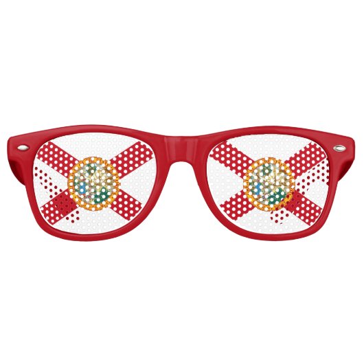 Lunettes de soleil Party Shades avec drapeau de Fl (Devant)