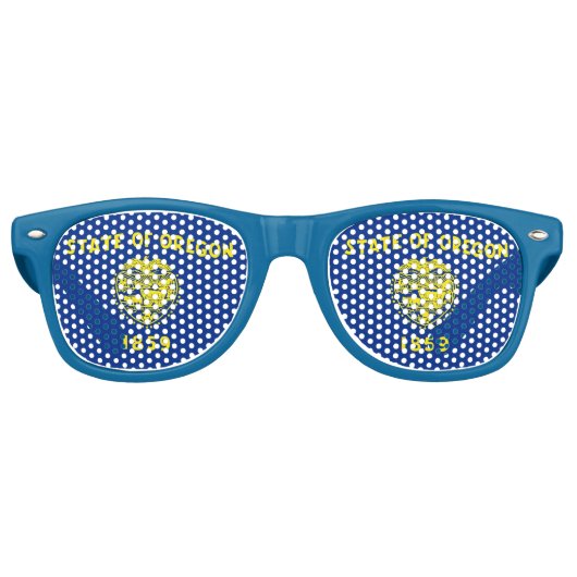 Lunettes de soleil Party Shades avec drapeau de l' (Devant)