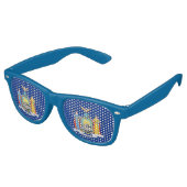 Lunettes de soleil Party Shades avec drapeau de Ne (Angulaire)