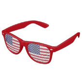 Lunettes de soleil Party Shades avec drapeau des É (Angulaire)