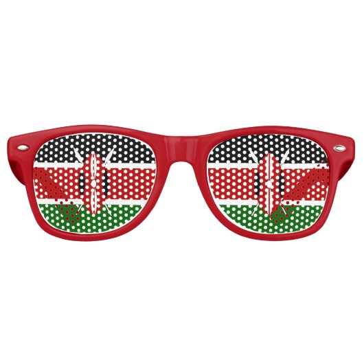 Lunettes de soleil Party Shades avec drapeau du Ke (Devant)