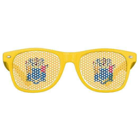 Lunettes de soleil Party Shades avec drapeau du Ne (Devant)