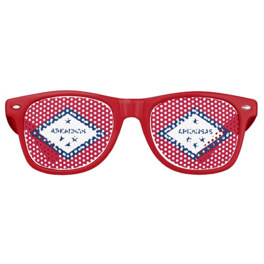 Lunettes de soleil Party Shades avec le drapeau d' (Devant)