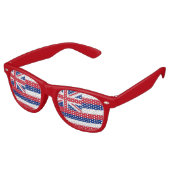Lunettes de soleil Party Shades avec le drapeau d' (Angulaire)