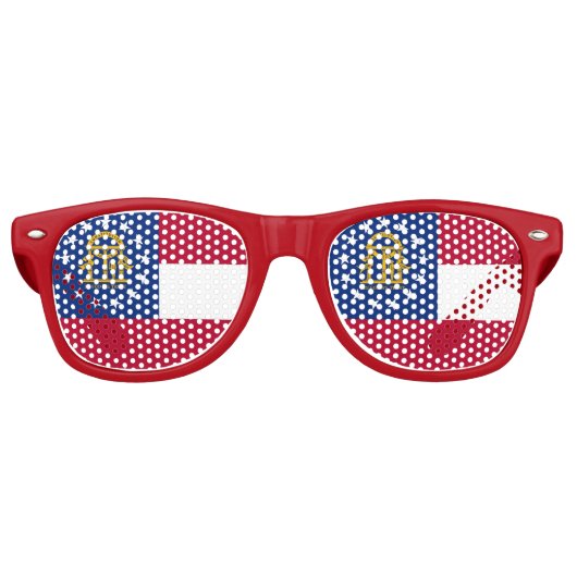 Lunettes de soleil Party Shades avec le drapeau de (Devant)