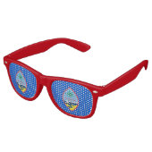 Lunettes de soleil Party Shades avec le drapeau de (Angulaire)