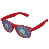 Lunettes de soleil Party Shades avec le drapeau de (Angulaire)