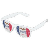 Lunettes de soleil Party Shades avec le drapeau de (Angulaire)