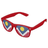 Lunettes de soleil Party Shades avec le drapeau de (Angulaire)