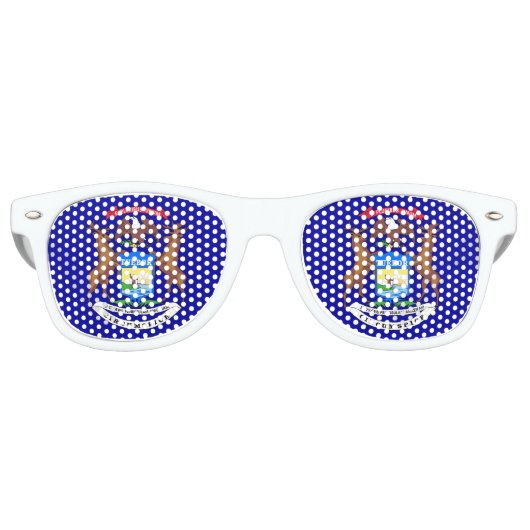 Lunettes de soleil Party Shades avec le drapeau du (Devant)