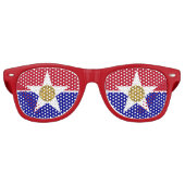 Lunettes de soleil Party Shades - drapeau de Dalla (Devant)