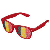 Lunettes de soleil Party Shades - drapeau de la Be (Angulaire)