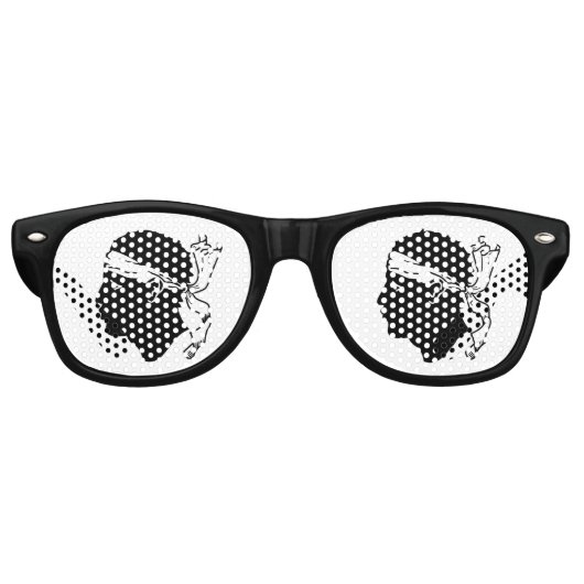 Lunettes de soleil Party Shades - drapeau de la Co (Devant)